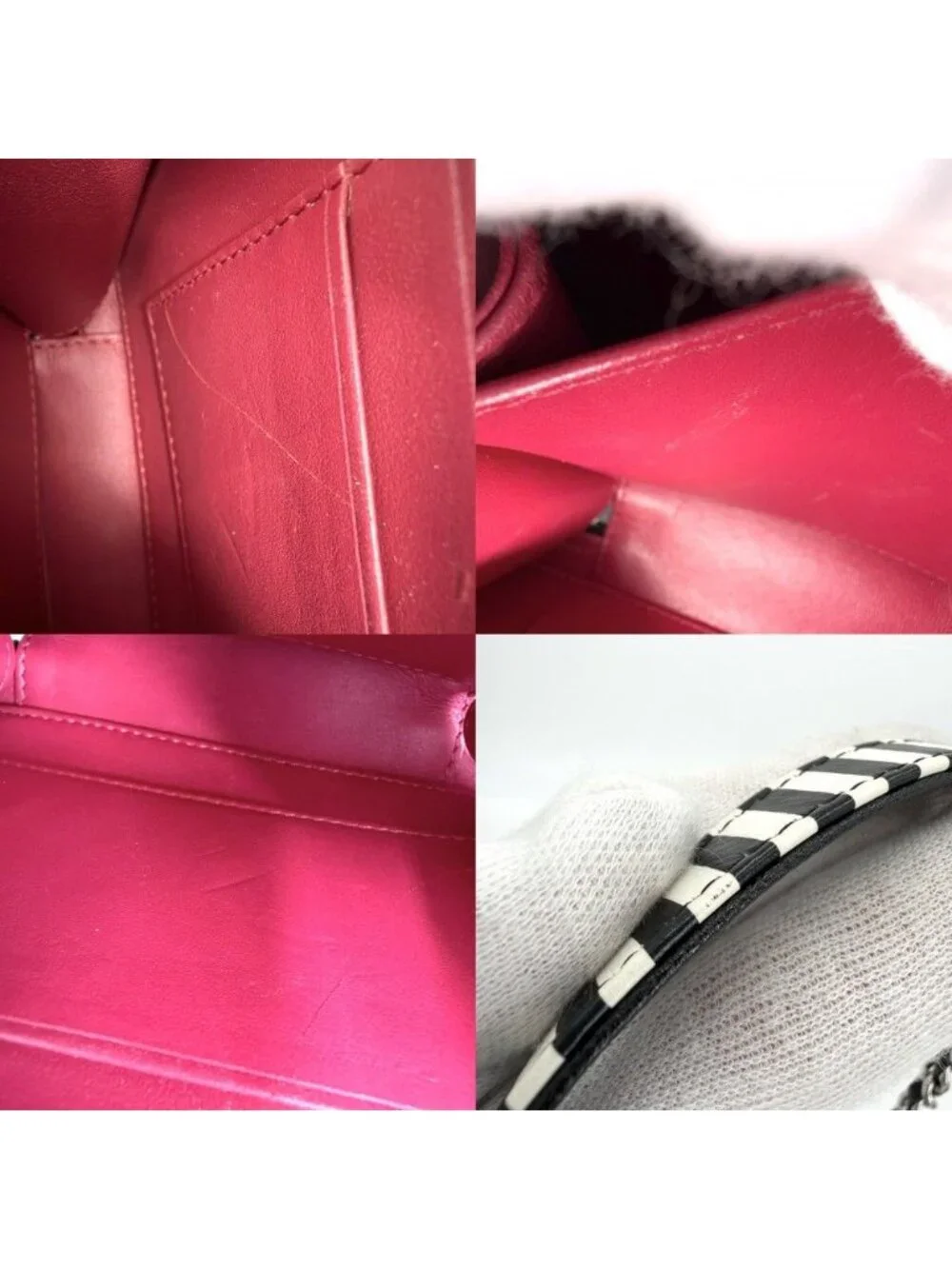 Chanel Shoulder Bag Quilted CC Filigree Mini Stripe Crossbody Chain Square